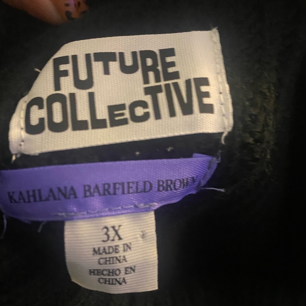 Turtleneck Sweater with Neon Stripes Future Collective with Kahlana Barfield - Picture 3 of 5